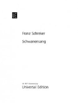 Schwanensang Op. 11 Franz Schreker Partition Chœur