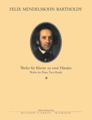 Oeuvres pour Piano Volume 2 MENDELSSOHN Partition Piano