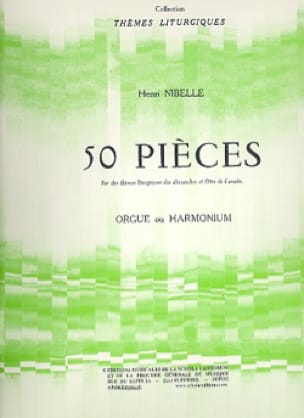 50 Pièces Henri Nibelle Partition Orgue
