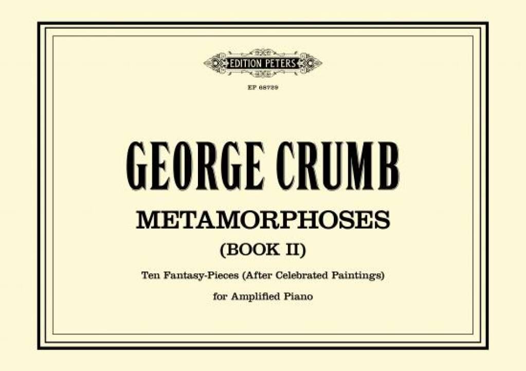 Metamorphoses (Book II) George Crumb Partition