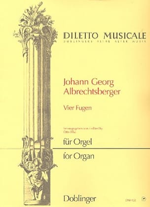 4 Fugues Johann Georg Albrechtsberger Partition Orgue