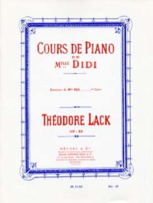 Exercices de Mlle Didi Opus 85 Livre 1 - Théodore Lack - Partition