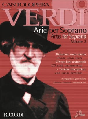 Arie Per Soprano. Volume 2 VERDI Partition Opéras