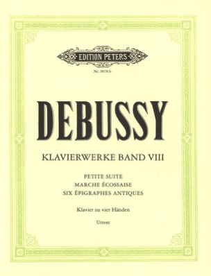 Oeuvres pour piano à 4 mains. Volume 8 DEBUSSY Partition Piano