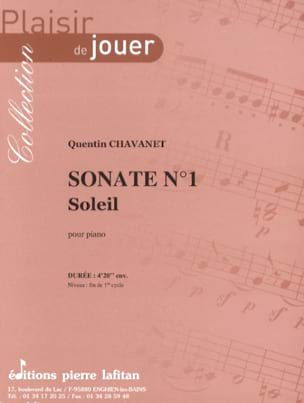 Parcourir les pages de Sonate n° 1 - Soleil - Quentin Chavanet - Partition