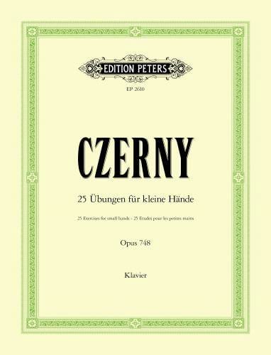 25 Exercices Pour les Petites Mains Opus 748 - CZERNY - Partition