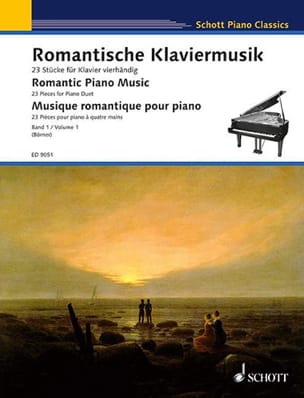 Romantische Klaviermusik Volume 1. 4 Mains Partition Piano