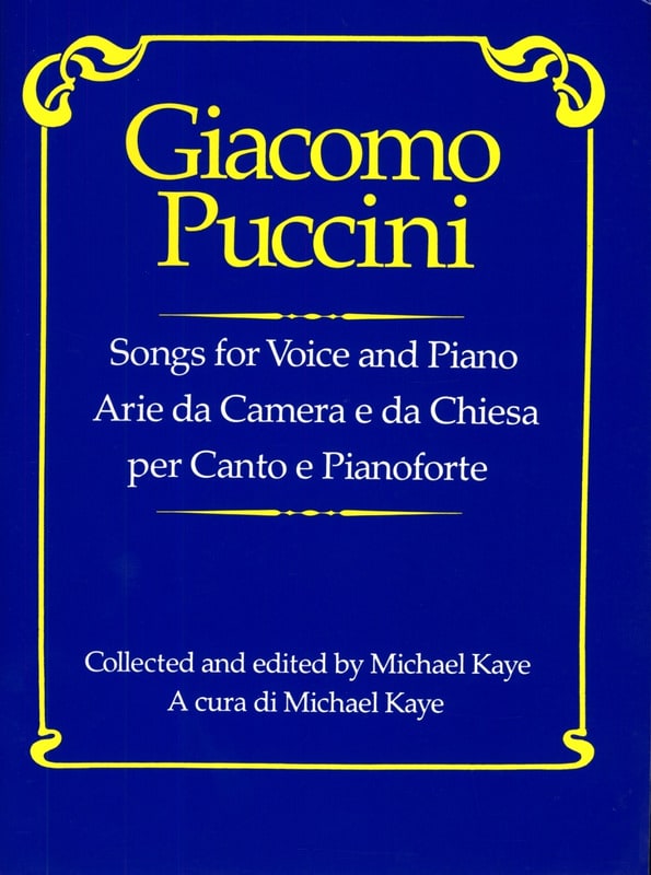 Arie Da Camera E Da Chiesa - PUCCINI - Partition - Mélodies