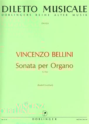 Sonata Sol Majeur BELLINI Partition Orgue