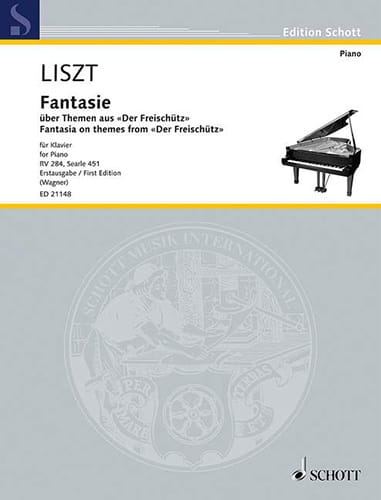 Fantasie Liszt Franz / Weber Carl Maria von Partition Piano