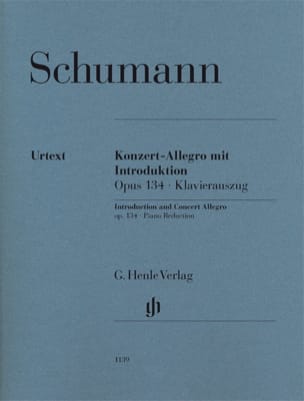 Konzert allegro mit introduction op. 134 SCHUMANN Partition Piano