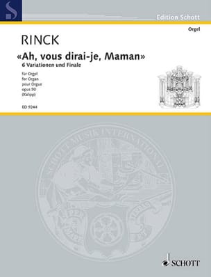 Ah, vous Dirai-Je, Maman - Johann Christian Heinrich Rinck - Partition