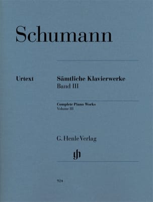 Oeuvre Complète Pour Piano - Volume 3 SCHUMANN Partition Piano