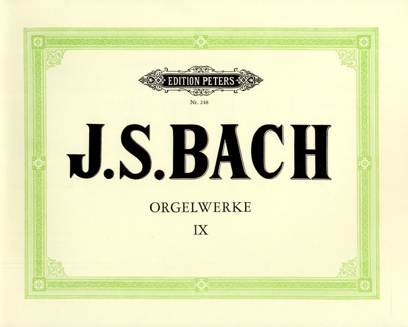 Orgelwerke. Volume 9 - BACH - Partition - Orgue