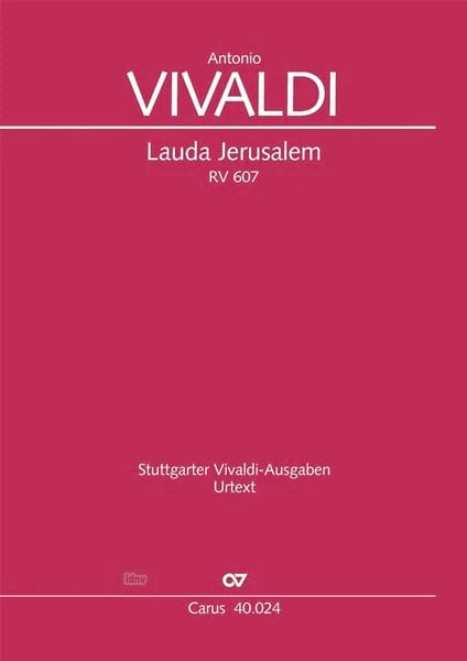 Lauda Jerusalem VIVALDI Partition Chœur
