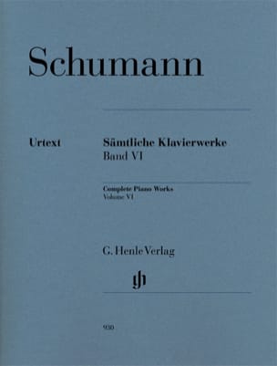 Oeuvre Complète Pour Piano - Volume 6 SCHUMANN Partition Piano
