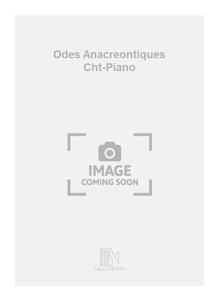 Odes Anacréontiques Opus 31-32 - ROUSSEL - Partition - Mélodies
