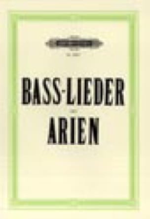 Bass-Lieder und Arien Partition