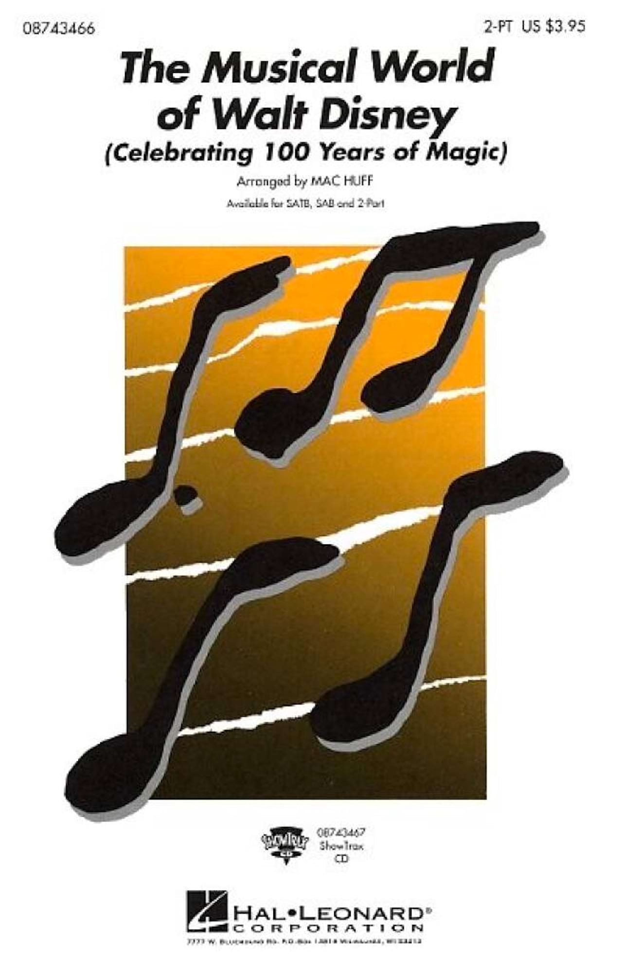 The Musical World of Walt Disney - Choeur SA Partition