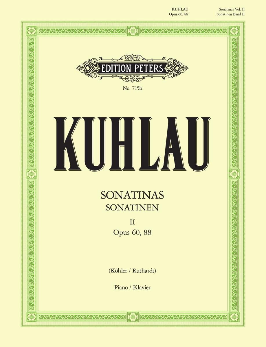 Sonatines Volume 2 Opus 60 et 88 - Friedrich Kuhlau - Partition