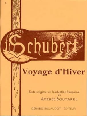 Voyage D'hiver. Voix Haute SCHUBERT Partition Mélodies