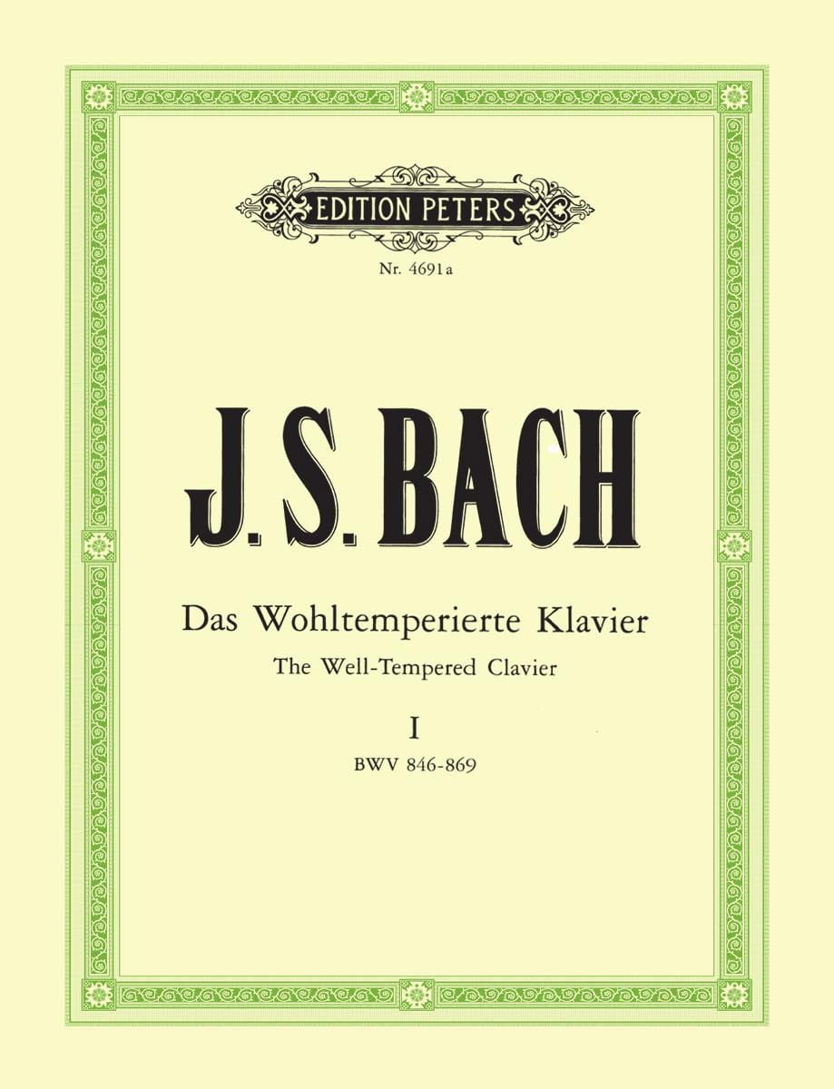 Le Clavier bien tempéré Volume 1 BACH Partition Piano