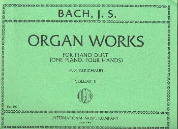 Organ Works For Piano Duet Volume 2 - BACH - Partition - Piano