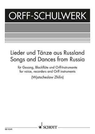 Lieder Und Tänze Aus Russland Partition Flûte à bec