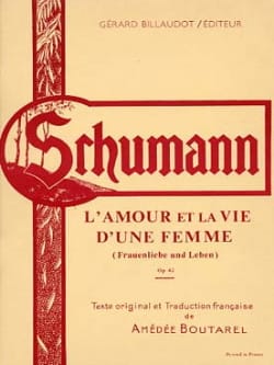L'amour et la Vie D'une Femme Opus 42 SCHUMANN Partition Mélodies