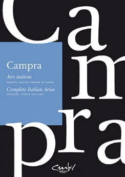 Airs italiens André( Campra Partition Opéras