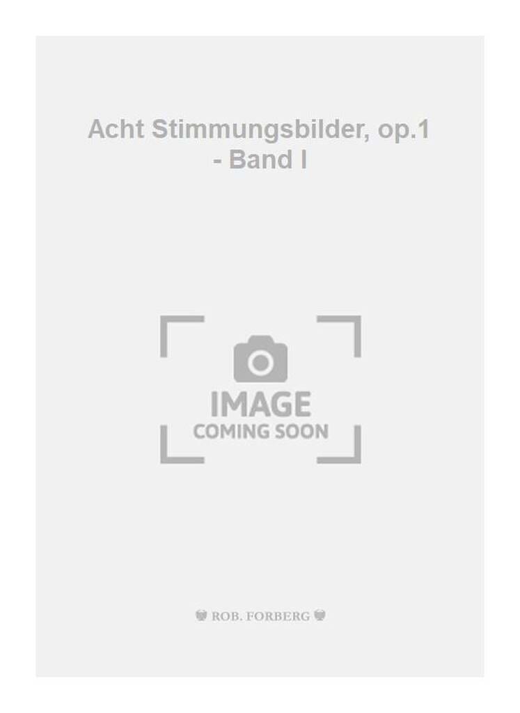 8 Stimmungsbilder Op. 1. Volume 1 Nicolai Medtner Partition Piano