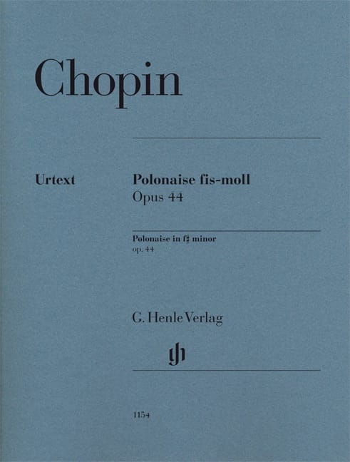 Polonaise En Fa dièse Mineur Opus 44 CHOPIN Partition Piano