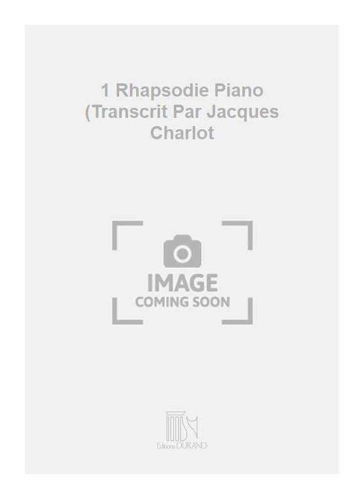 1ère Rhapsodie DEBUSSY Partition Piano
