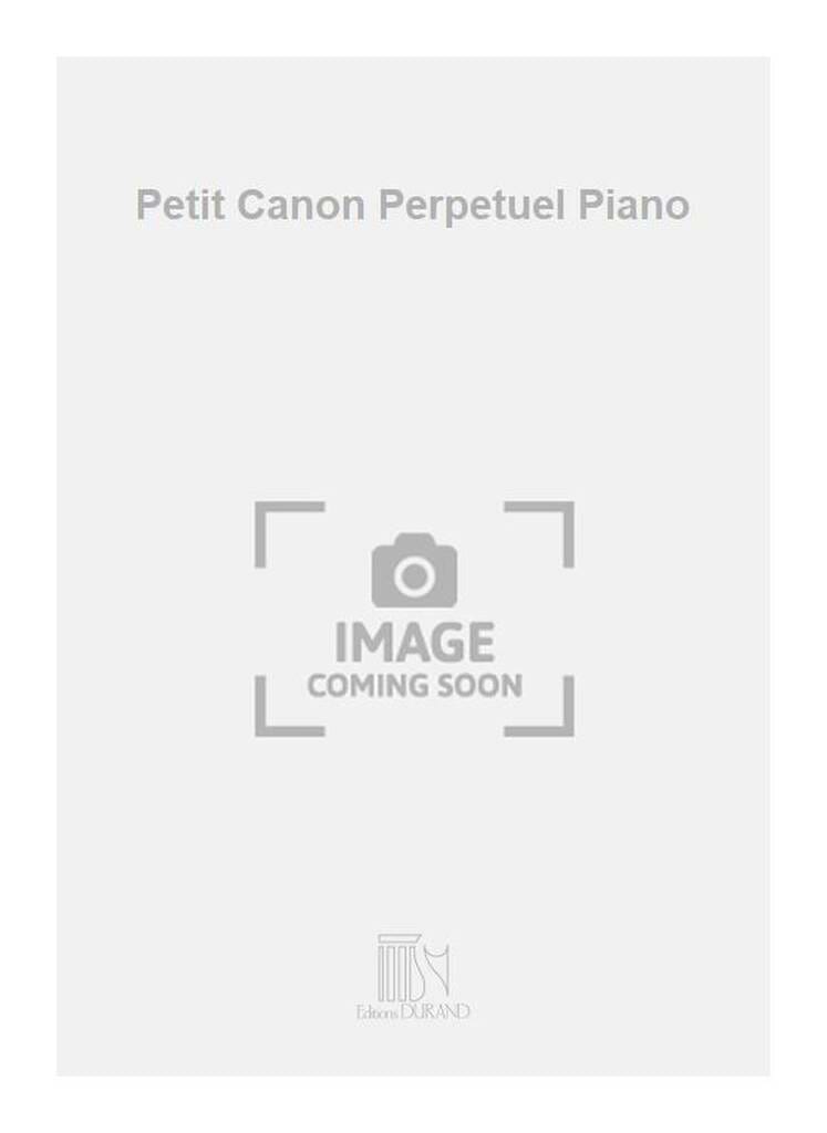 Petit Canon Perpétuel ROUSSEL Partition Piano