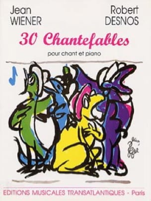30 Chantefables Jean Wiener Partition Mélodies