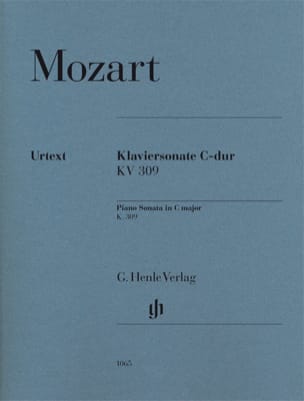 Sonate Pour Piano En Ut Majeur K. 309 284b MOZART Partition Piano