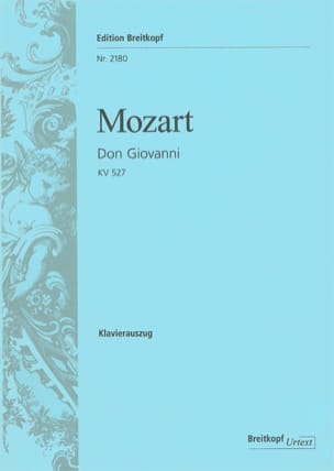 Don Giovanni MOZART Partition Opéras