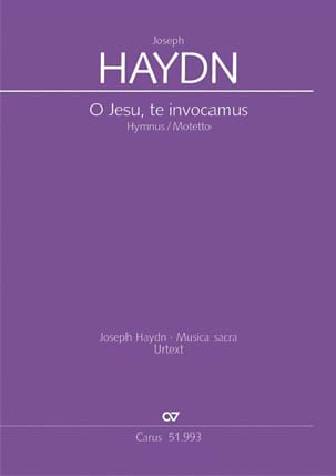 Parcourir les pages de O Jesu te Invocamus - HAYDN - Partition - Chœur