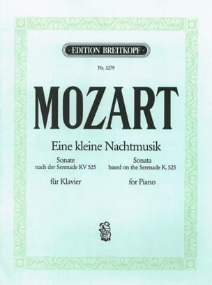 Eine Kleine NachtmusiKV KV 525 MOZART Partition Piano