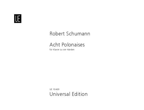 8 Polonaises. 4 Mains - SCHUMANN - Partition - Piano