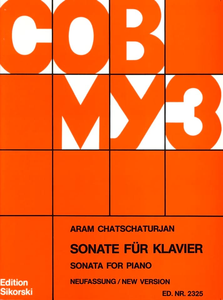 Sonate KHATCHATURIAN Partition Piano