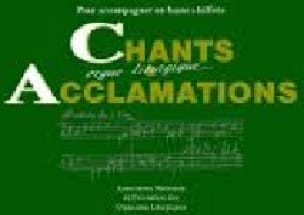 Chants et Acclamations Volume 1 Partition Orgue