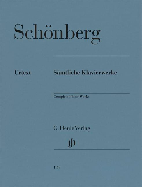 Oeuvres complètes pour piano SCHOENBERG Partition Piano