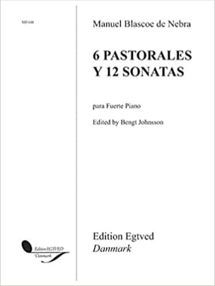6 pastorelas et 12 sonatas de Nebra Manuel Blasco Partition Piano