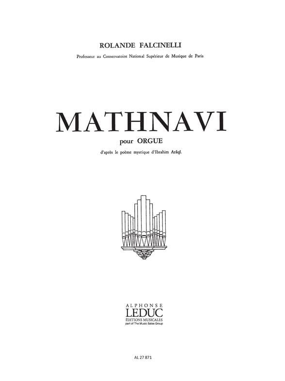 Mathnavi Op. 50 - Rolande Falcinelli - Partition - Orgue